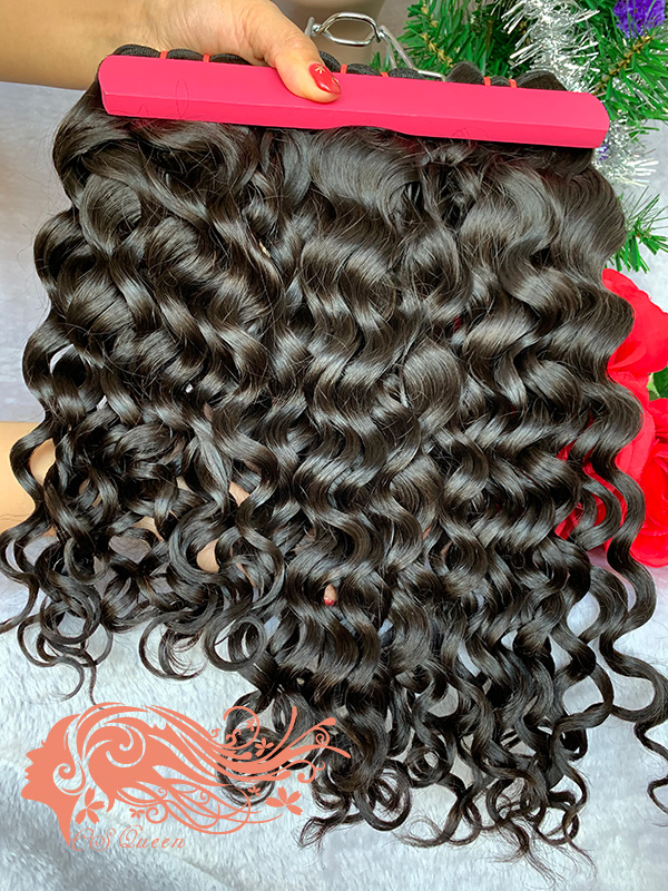 Csqueen 9A French Curly 10 Bundles 100% Human Hair Unprocessed Hair